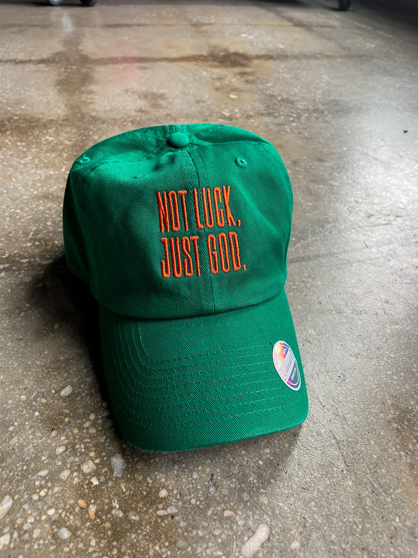 Not Luck, Just God Hat (Non-Distressed)