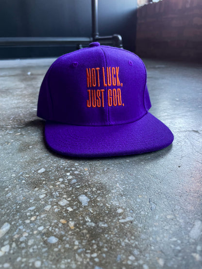 Not Luck, Just God Kids Snapback