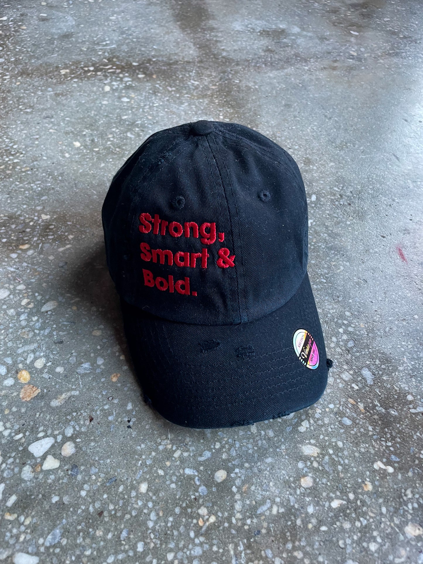 Strong, Smart & Bold Kids Hat (Distressed)