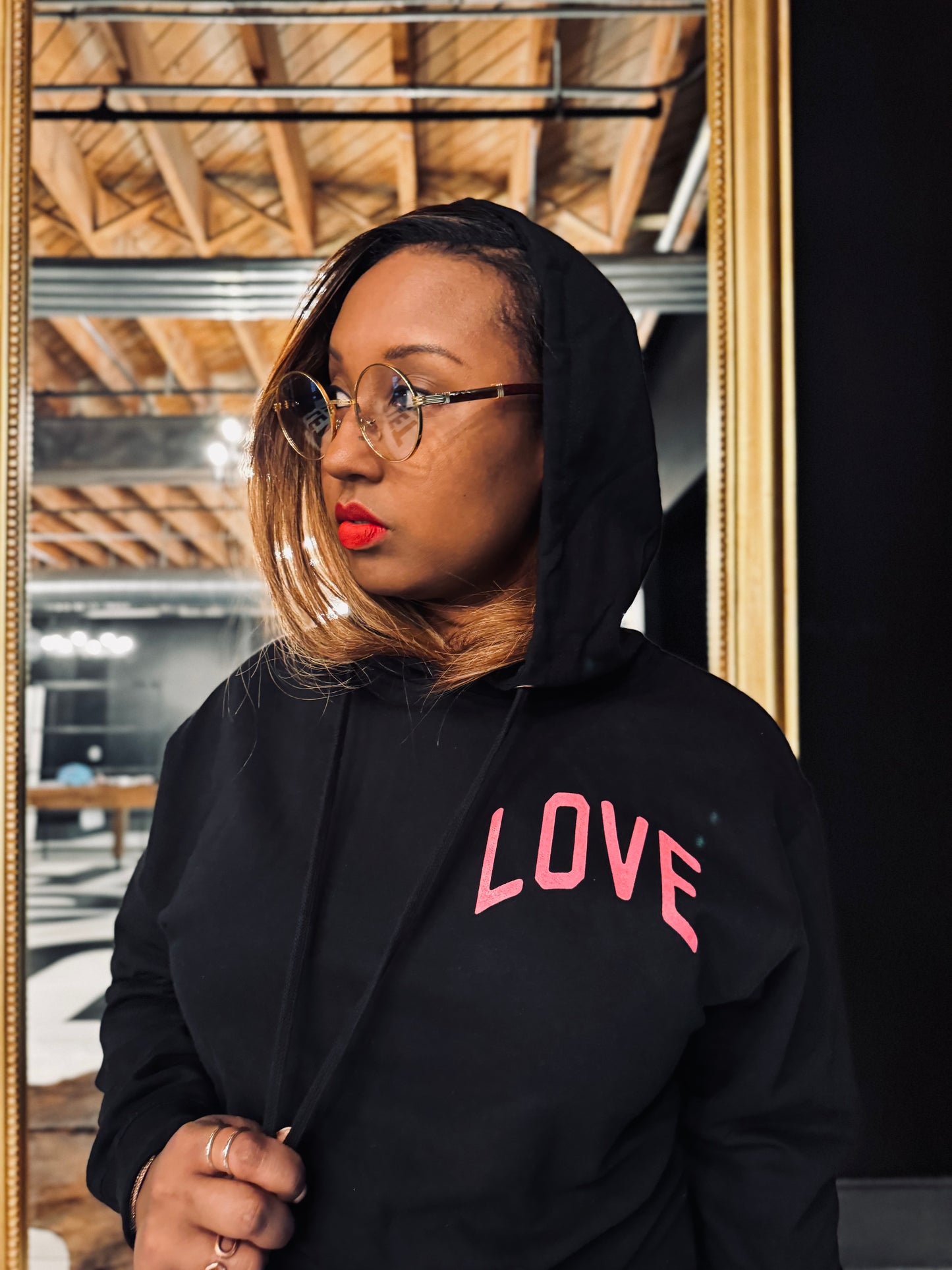 No Greater Love Adult Box Hoodie