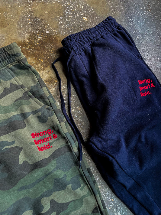 Strong, Smart & Bold Embroidered Adult/Unisex Sweatpants