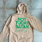Not Today Satan Adult Box Hoodie