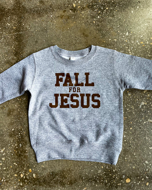 Fall For Jesus Kids Sweatshirt