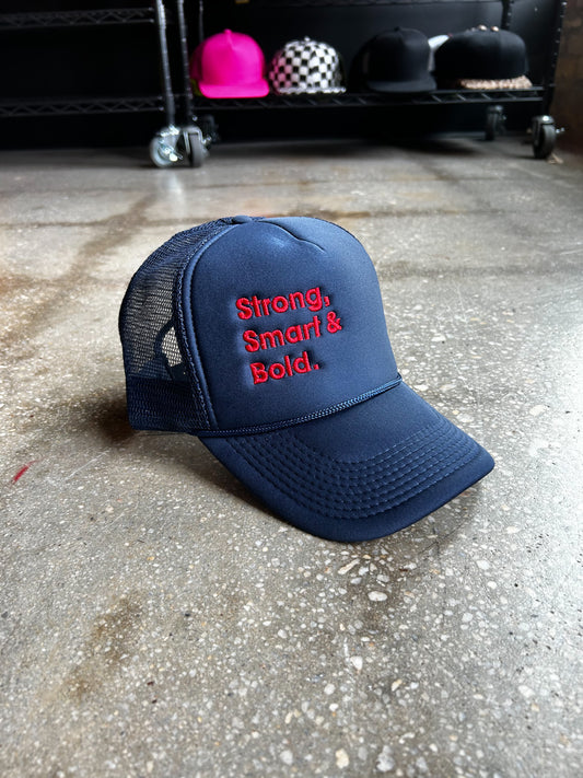 Strong, Smart & Bold Trucker Hat