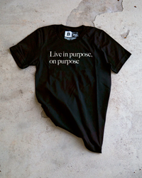 Live In Purpose, On Purpose Adult Box T-Shirt