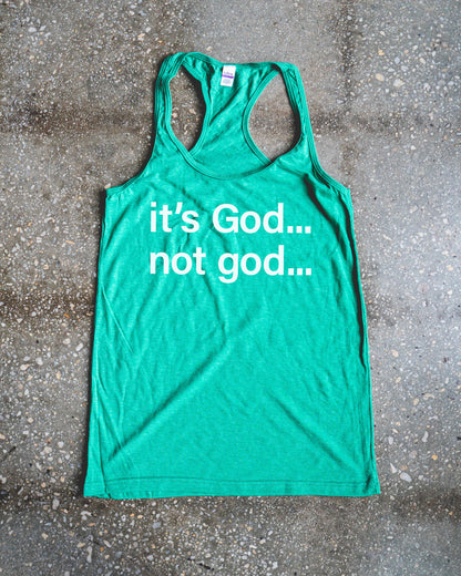 it's God... Tank