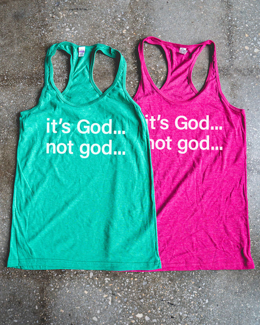 it's God... Tank
