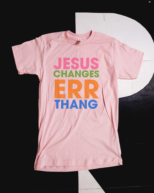 Jesus Changes ERRthang Adult Box T-Shirt