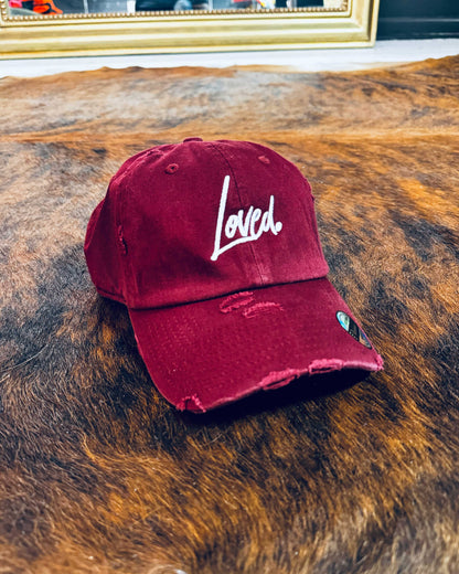 Loved. Hat (Distressed)