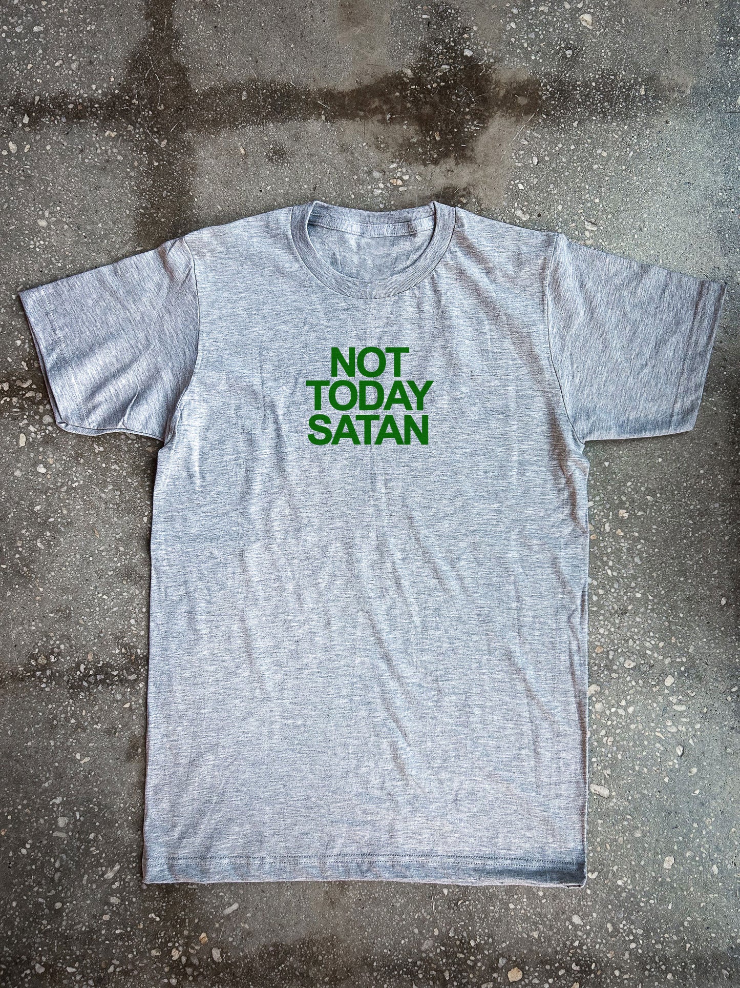 Not Today Satan Adult Box T-Shirt