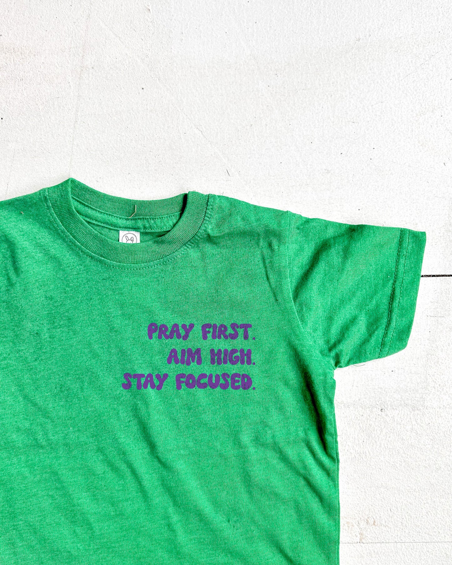 Pray. Aim. Focus. Kids T-shirt