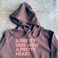 Pretty Girl, Pretty Heart Adult Box Hoodie