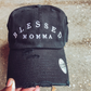(CLEARANCE) Blessed Momma Hat (Distressed)