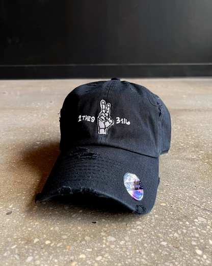 (CLEARANCE) Peace Hat (Distressed)
