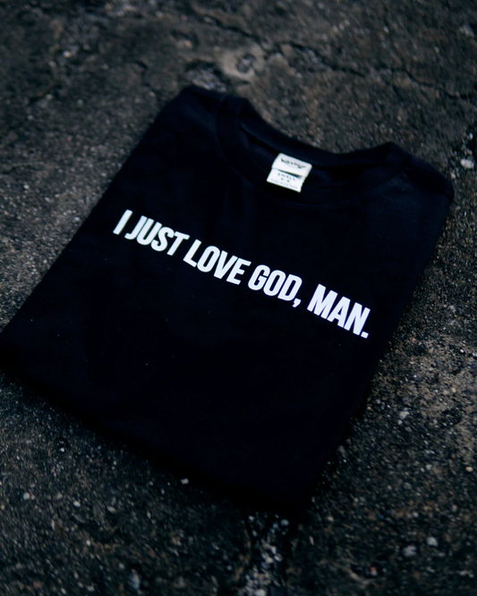 (CLEARANCE) I Just Love God Man Kids T Shirt