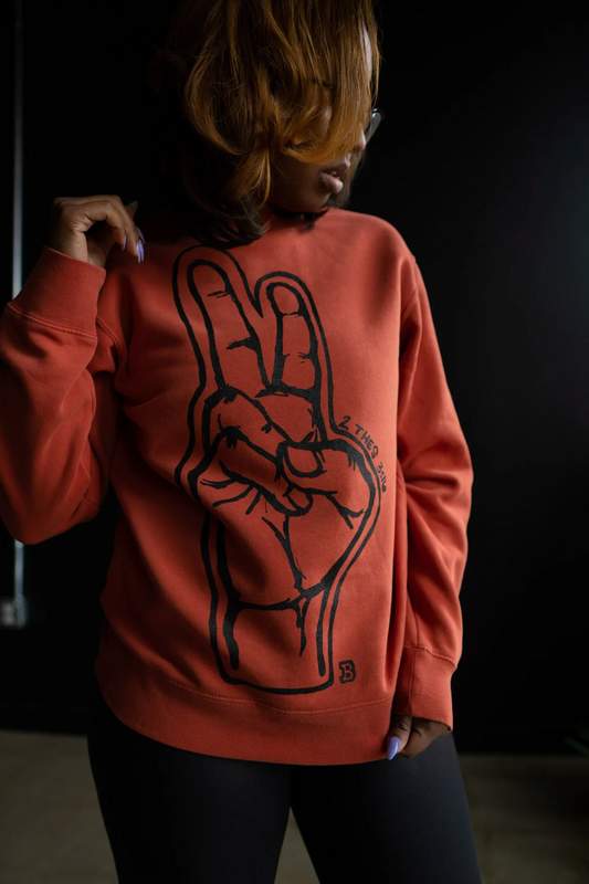 (CLEARANCE) Peace Adult Sweatshirt