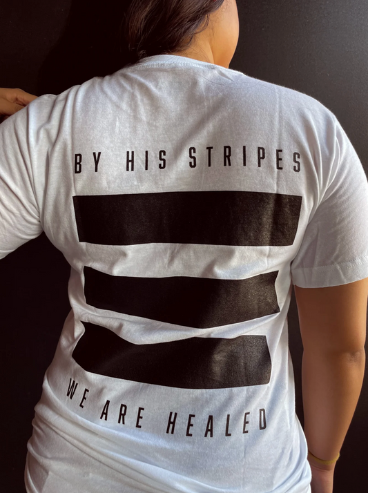 (CLEARANCE) By His Stripes Adult T Shirt