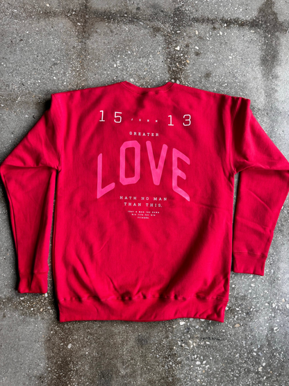 (CLEARANCE) No Greater Love Adult  Sweatshirt