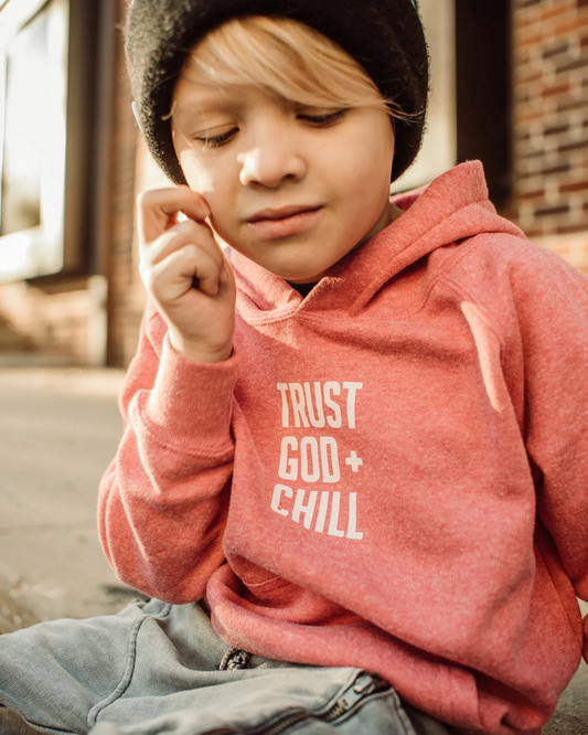 (CLEARANCE) Trust God + Chill Kids Hoodie
