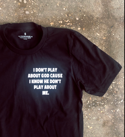 (CLEARANCE) God Don't Play Adult T-Shirt