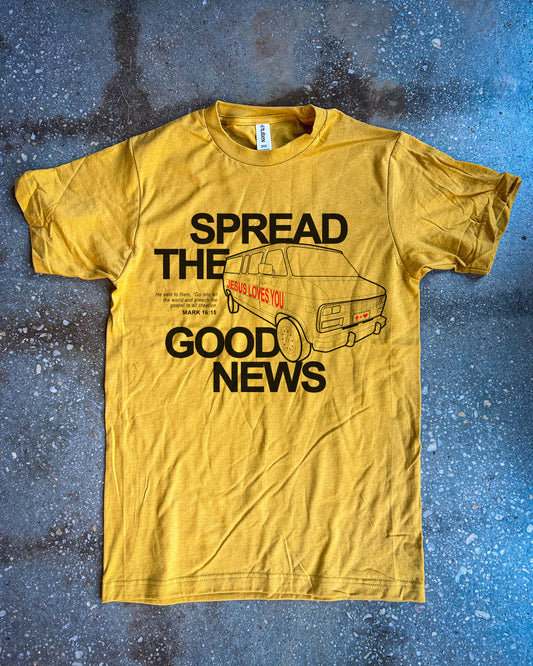 Good News: Jesus Saves Adult Box T-Shirt