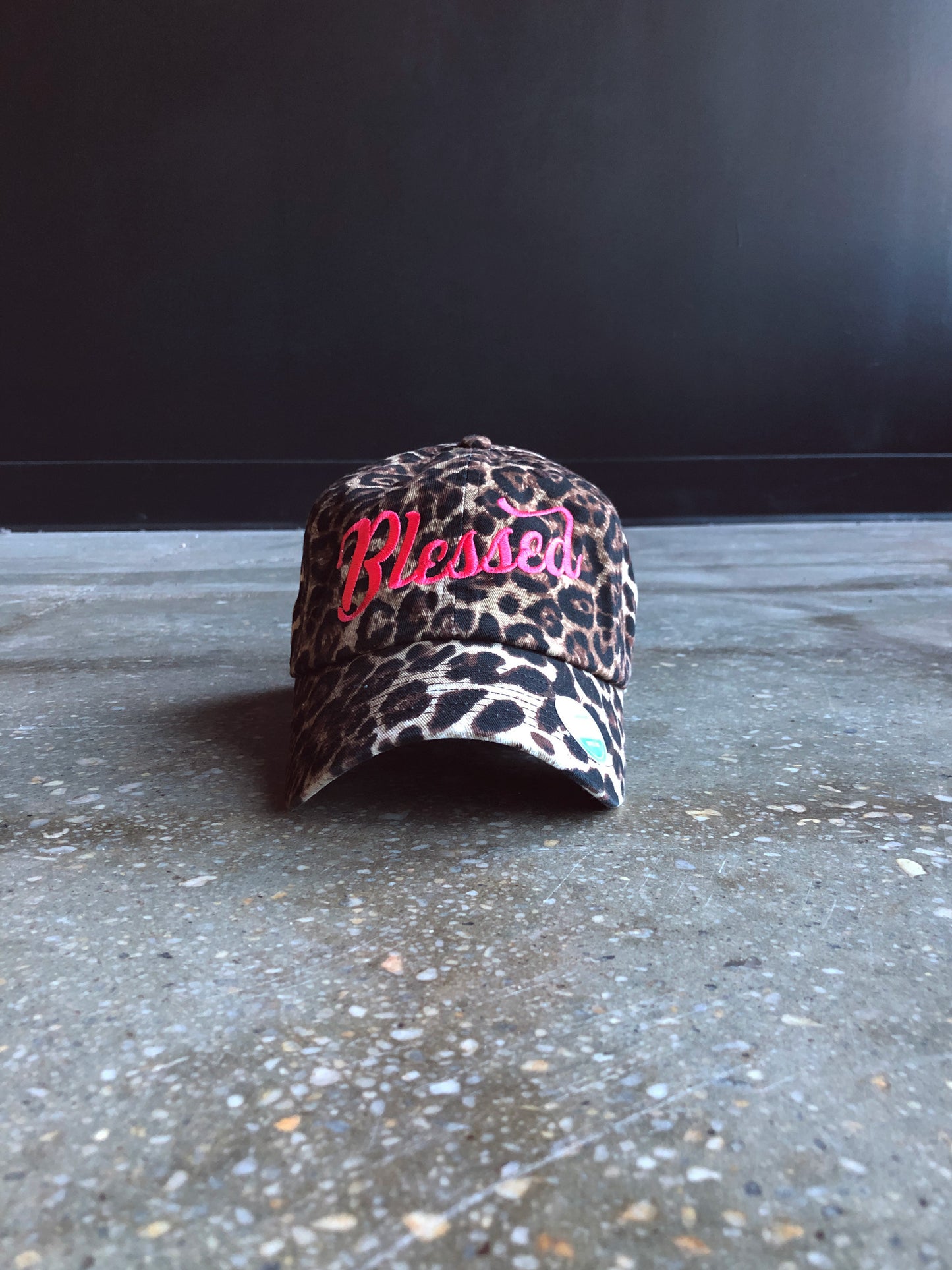 Blessed Leopard Hat (Non-Distressed)