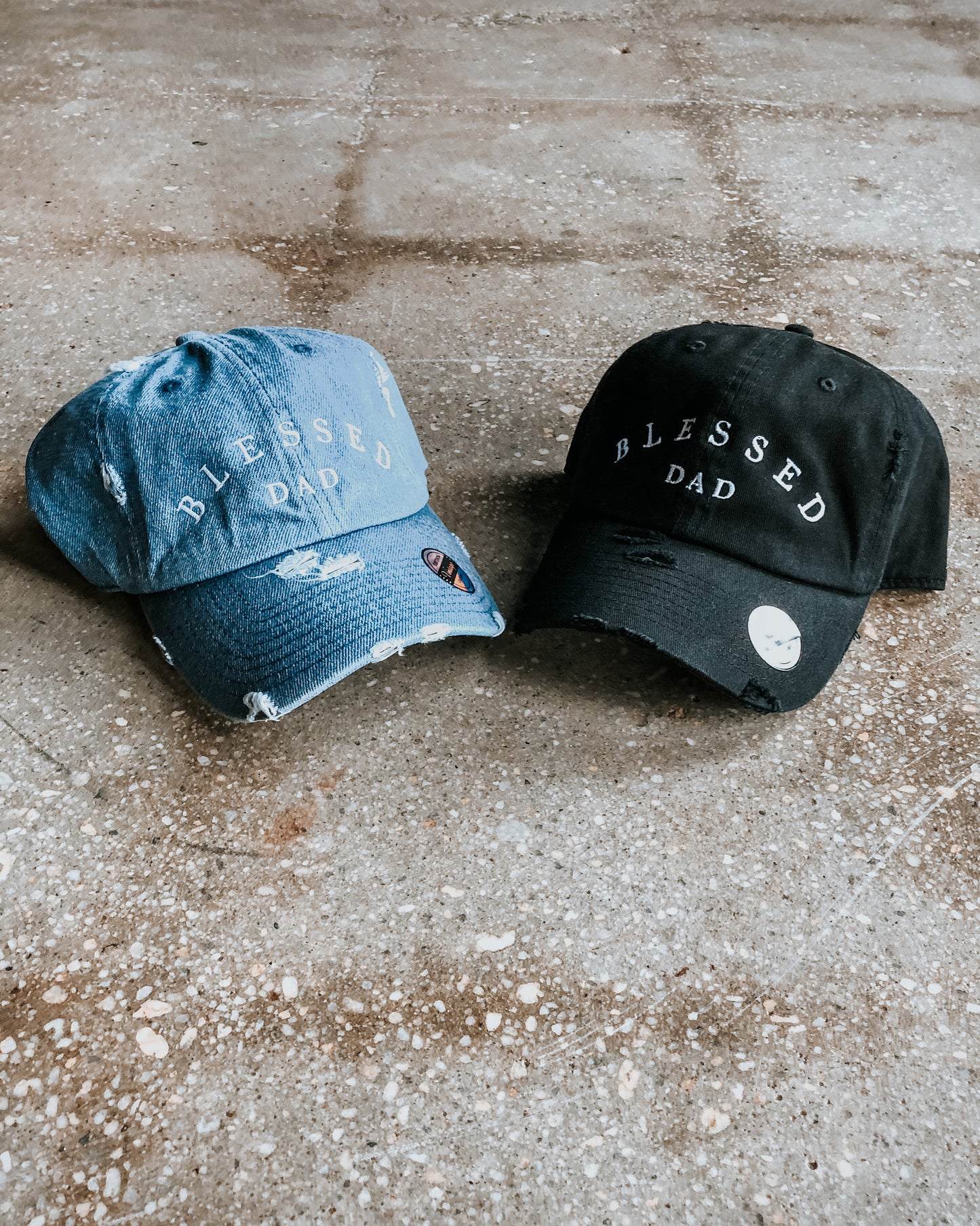Blessed Dad Hat (Distressed)