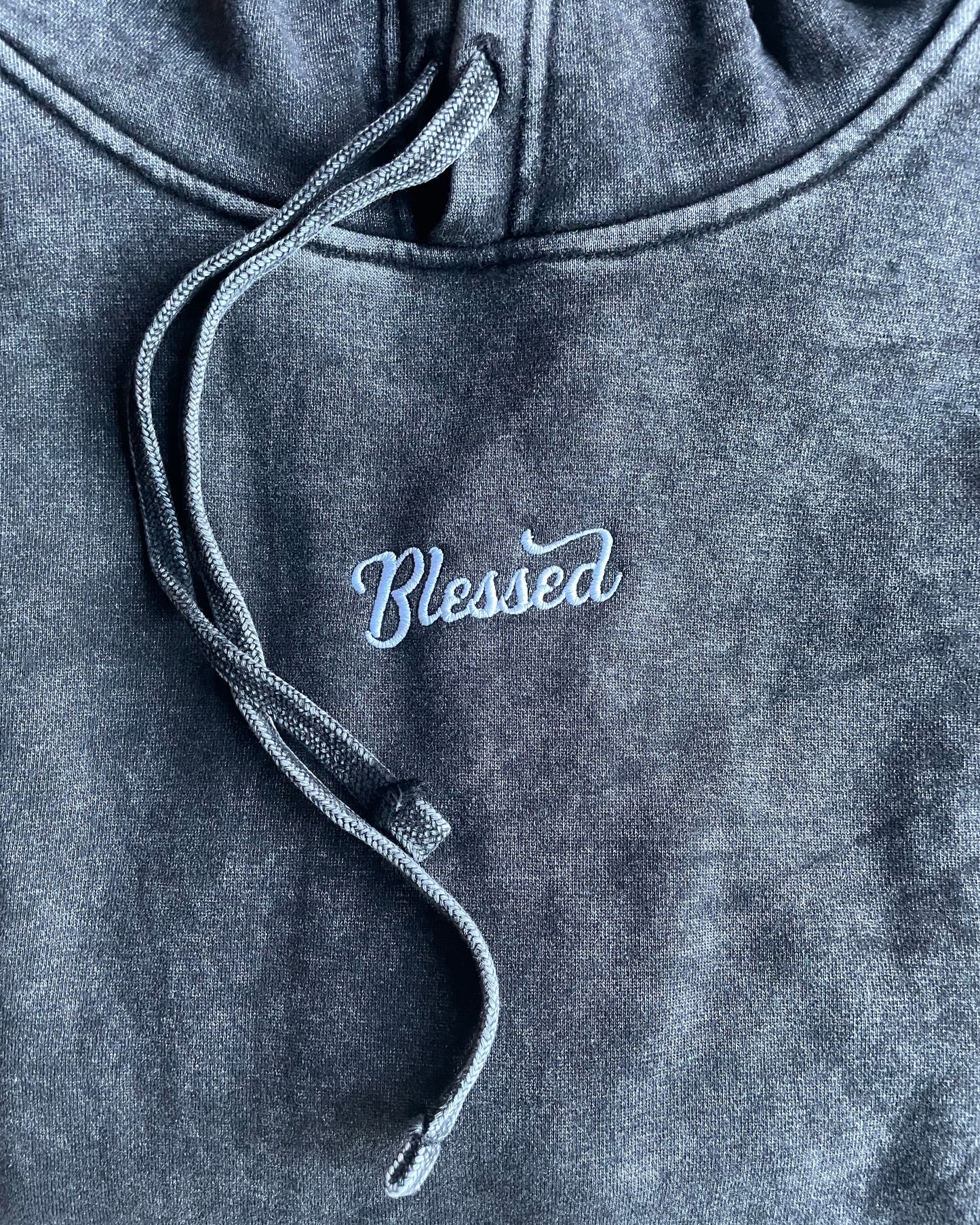 Blessed Embroidered Adult Box Hoodie