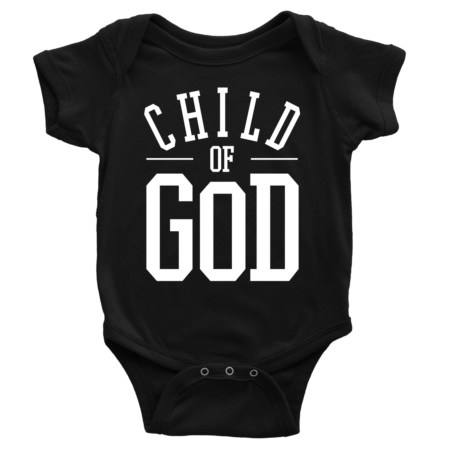 Child of God Onesie - Beacon Threads - 3-6M / Black - 1
