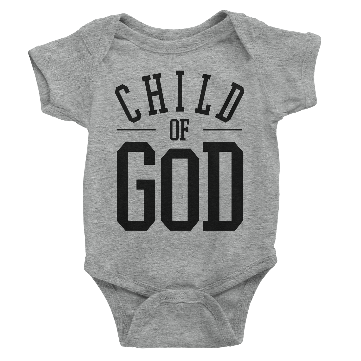 Child of God Onesie - Beacon Threads - 3-6M / Grey - 2