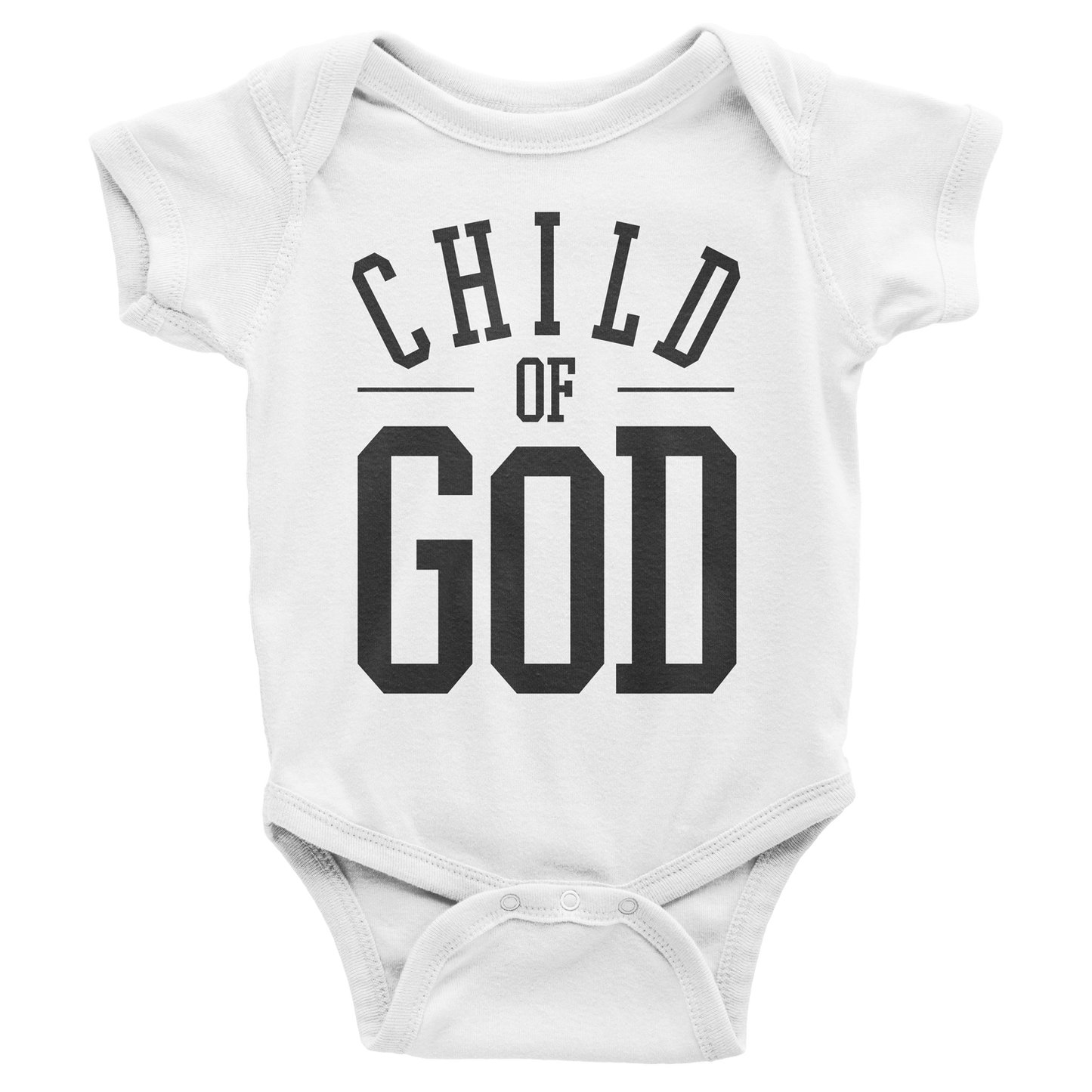 Child of God Onesie - Beacon Threads - 3-6M / White - 3