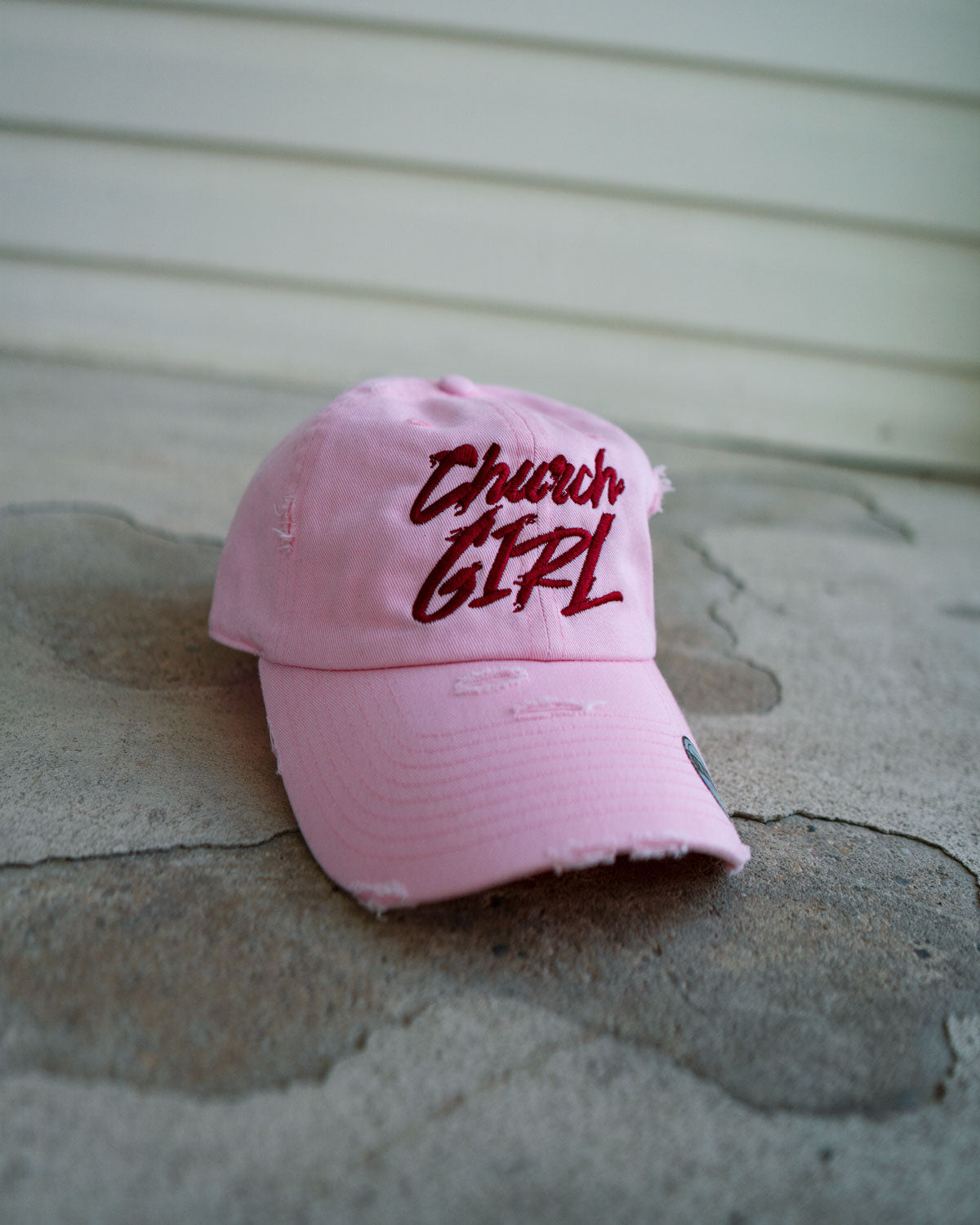 Church Girl Hat (Distressed)