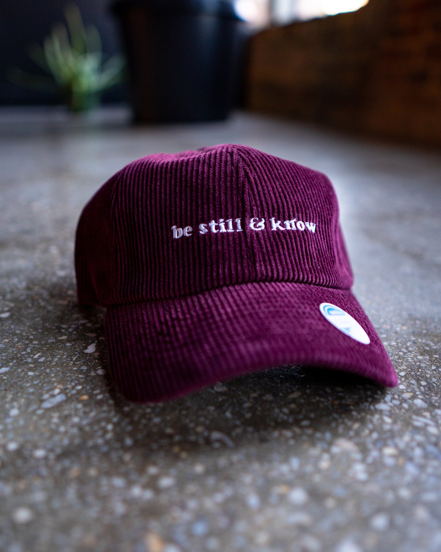 Be Still & Know Hat (Corduroy)