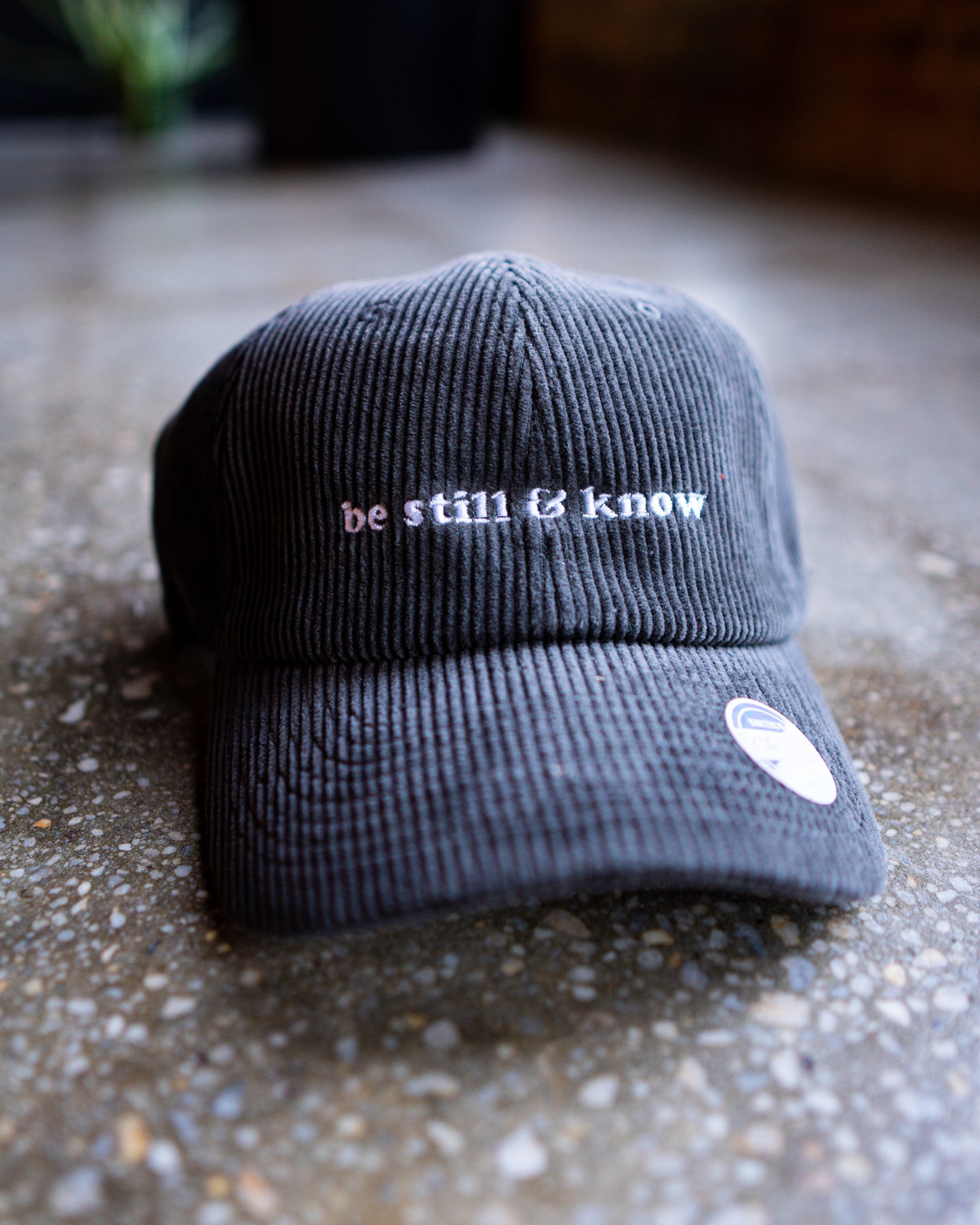 Be Still & Know Hat (Corduroy)