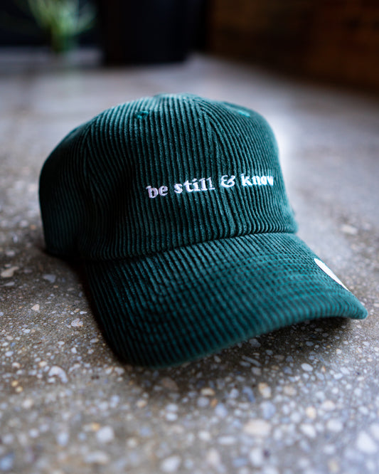 Be Still & Know Hat (Corduroy)