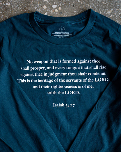 Isaiah 54:17 Adult Long-sleeve Shirt