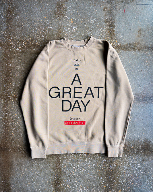 A Great Day Adult Drop Shoulder Sweatshirt