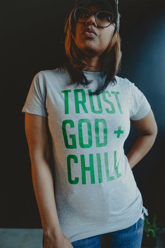 Trust God + Chill Adult Box T-Shirt