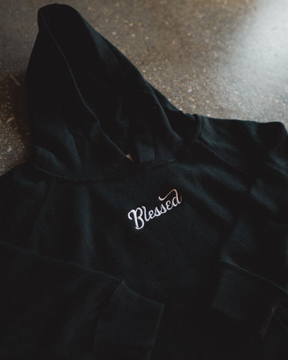 Blessed Embroidered Kids Hoodie
