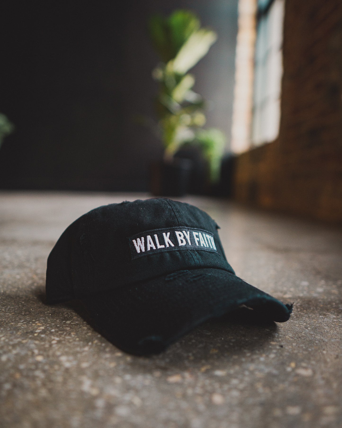 Walk By Faith Hat (Distressed)