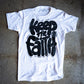 Keep The Faith Bubble Adult Box T-Shirt