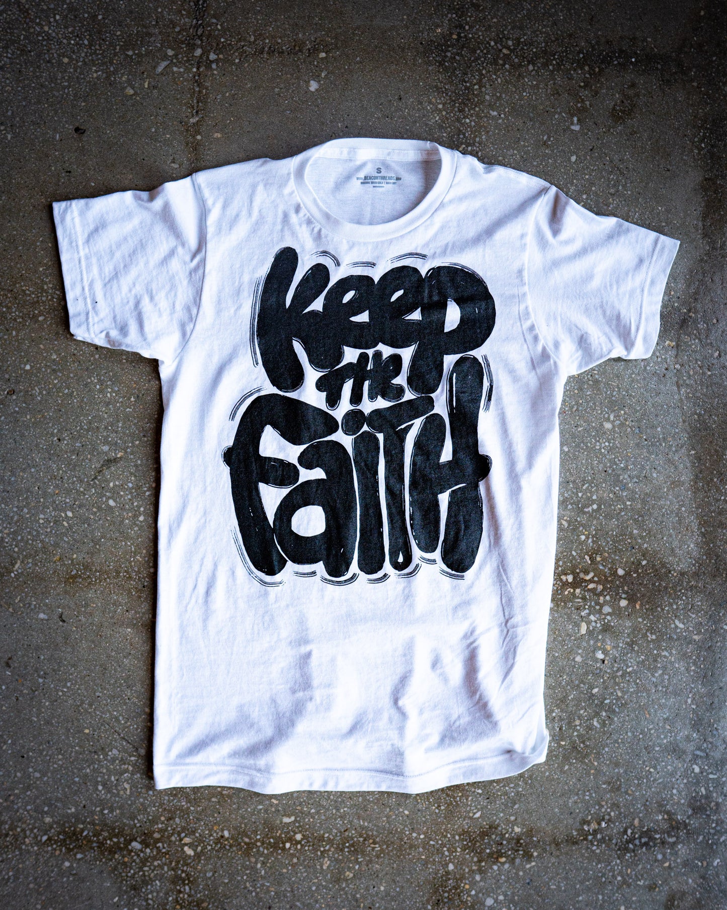 Keep The Faith Bubble Adult Box T-Shirt