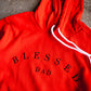Blessed Dad Adult Sponge Fleece Hoodie