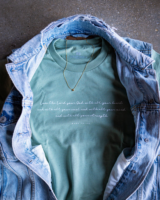 Mark 12:30 Adult T-Shirt
