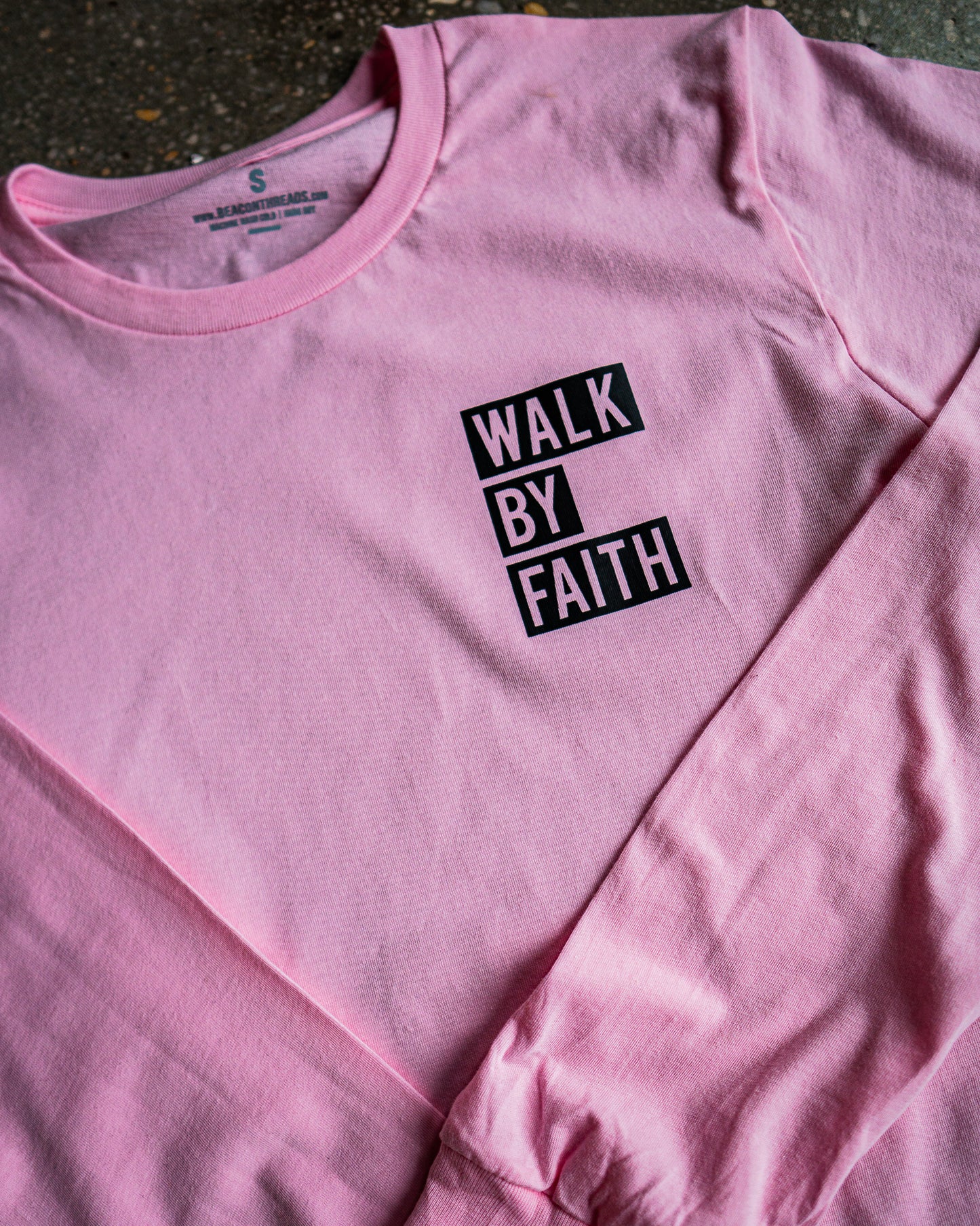 Walk By Faith Pocket Adult Long-sleeve Shirt