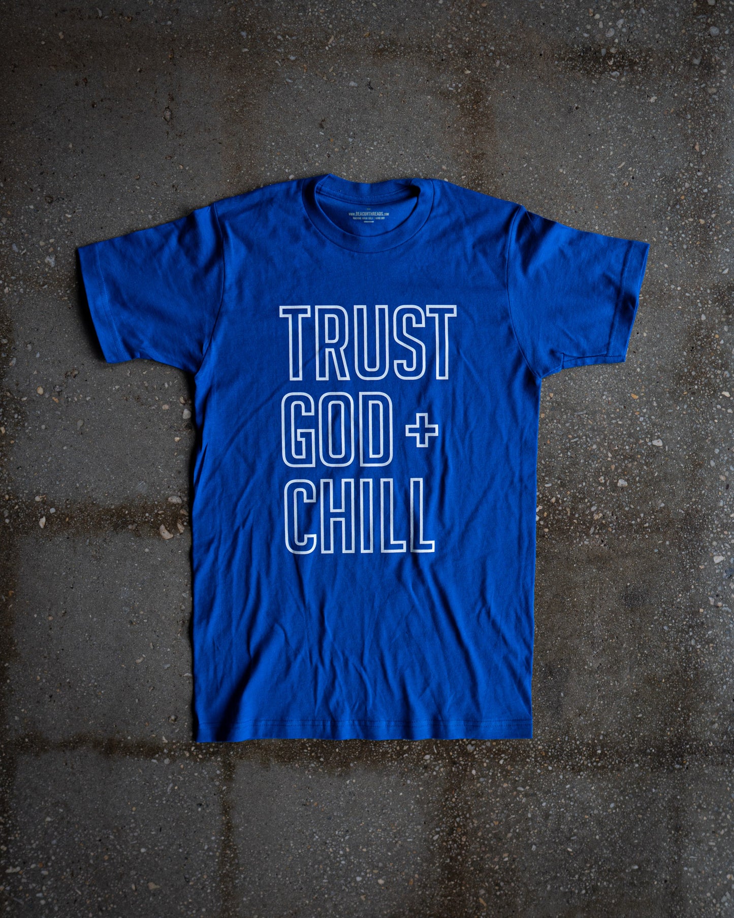 Outline Trust God + Chill Adult Box T-Shirt