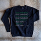 Feliz Navidad Adult Drop Shoulder Sweatshirt