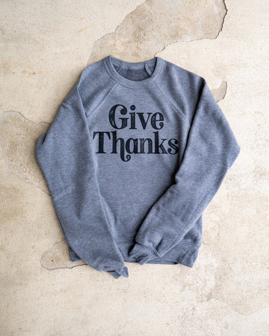 Give Thanks Kids Sweatshirt