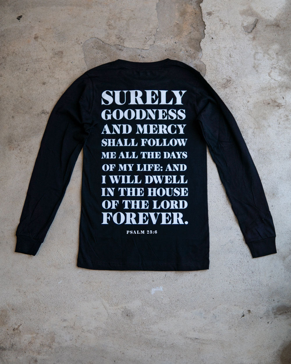 Goodness & Mercy Adult Box Long-sleeve Shirt