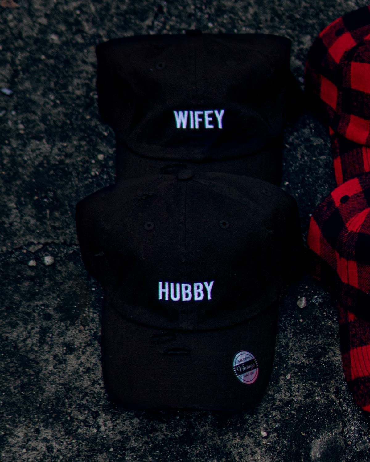 Hubby (Print) Hat (Distressed)